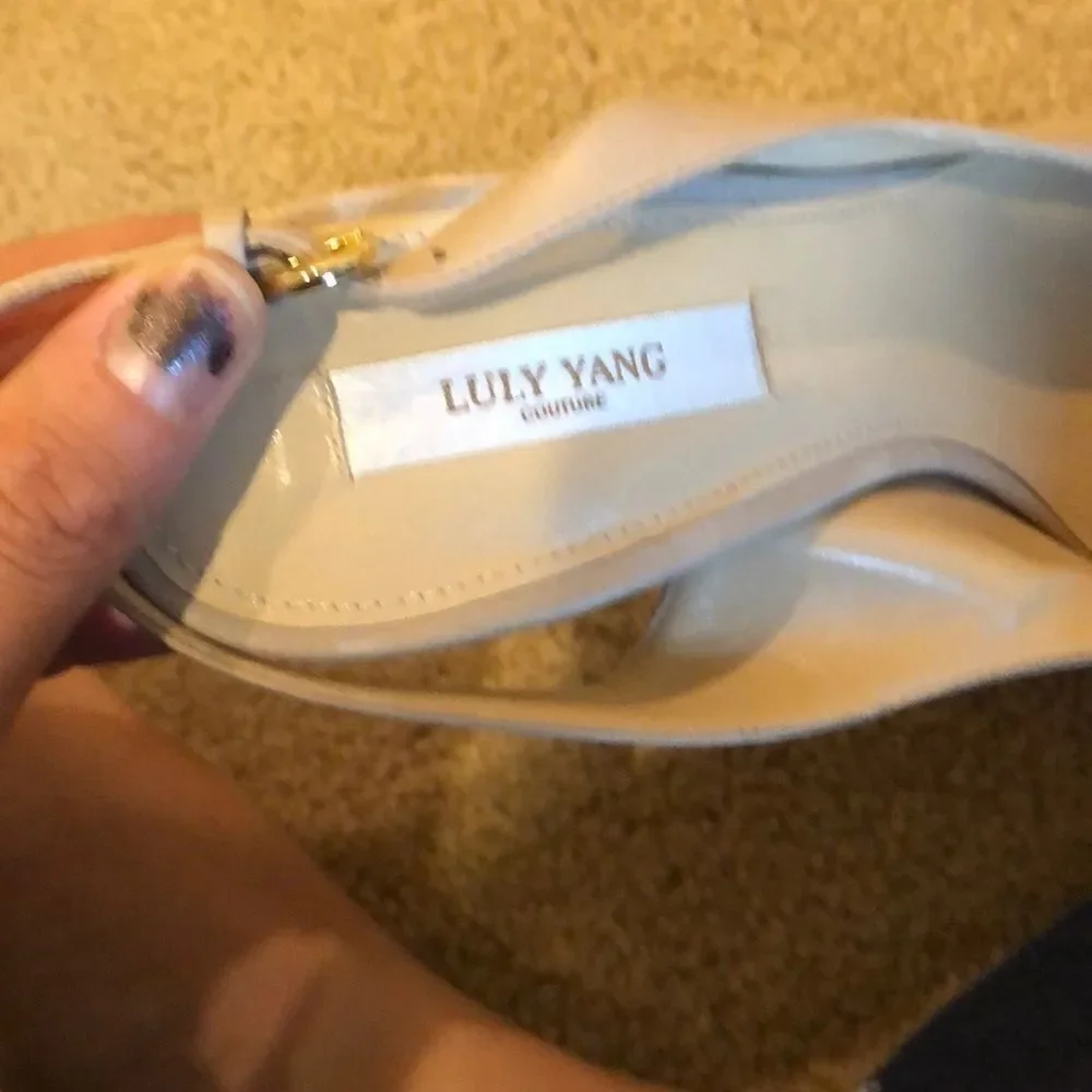 𝅺luly Yang couture platform heels